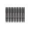 Universal Pen Style Permanent Markers, Fine Point, Black, Dozen for Office and Home Use