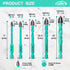 Masonry Concrete Drill Bits Set, 5pcs 5/6/8/10/12mm Carbide Tips for Wood, Plastic, Concrete
