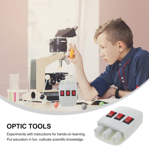 Mipcase Laboratory Physical Three-Way Semiconductor Optics Experiment Equipment, Three Light Source Apparatus for