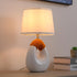 16 SOTTAE Boho Table Lamps Living Room Bedroom,Rattan Bohemian Ceramic Base,Farmhouse Desk Lamp Rustic Egg Design