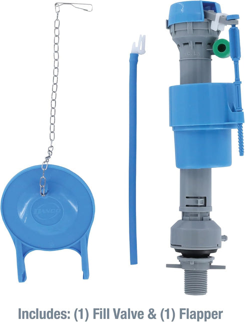 Danco HFX320 HydroFix Toilet Repair Kit for 3-Inch Flush Valve Toilets, Fix Noisy, Running, and Leaky Toilets
