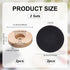 2 Sets 4.7x0.8 Inch PH PandaHall Wooden Lamp Base Round Lamps Stand Wood Lamp Holder with Self Adhesive Pad Desktop