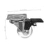 4pcs Cabilock Swivel Caster Wheels for Furniture Coffee Table Swivel Casters for Sofa Bedside Cabinet Floor Protection