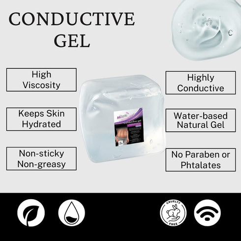 Absonic - Conductive Gel for Body Contouring & Skin Rejuvenation Devices - Paraben-free - 5L