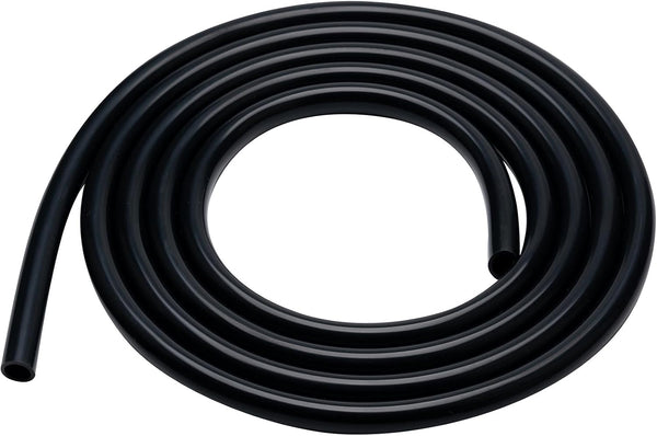 Silicone Tubing 1/4 ID 3/8 OD - 5FT Black Flexible Food Grade
