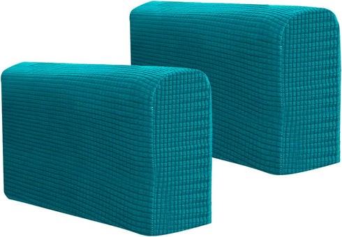SUPVOX 2pcs Stretch Sofa Armrest Protector Covers for Recliner Grip, Couch Chair Covers, Elasticity Interior Towel