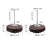 uxcell Abrasive Cloth Flap Wheel Sanding Star Set, 1/4-Inch Shank 80 Grit & 120 Grit for Woodworking