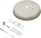 Aspen Creative 21528-51 Ceiling Canopy Kit with Warm Brass Trim for Chandelier and Pendant