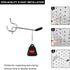 Pegboard Hooks Accessories, 2 inch Pegboard Organizer Kit for Garage Tool Storage, 32 Pack