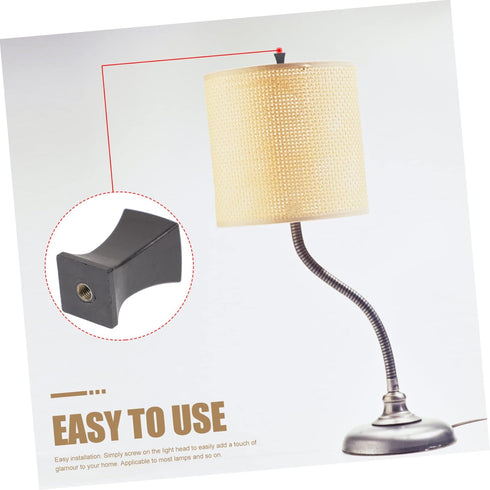 Holibanna 20-Pack Square Lamp Finials for Desk and Floor Lamps