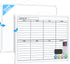 MaxGear Small Weekly Calendar Dry Erase Board, 16"x12" Hanging Double-Sided White Board for Planning, School, Office