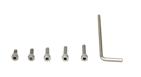 iexcell 100 Pcs M4 x 8/10/12/14/16mm Stainless Steel 304 Hex Socket Head Cap Screws Assortment Kit
