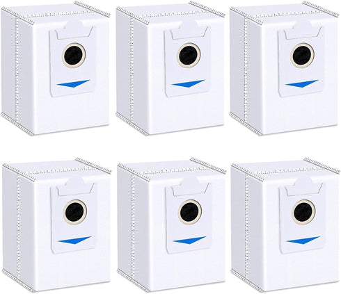 Dust Bags Compatible with ECOVACS DEEBOT X2 Omni/X2/X2 PRO, Disposable Replacement Vacuum Bags (6 Pack)