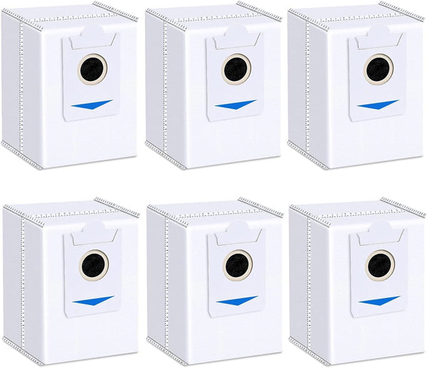 Dust Bags Compatible with ECOVACS DEEBOT X2 Omni/X2/X2 PRO, Disposable Replacement Vacuum Bags (6 Pack)