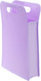 PATIKIL Expanding File Folder, A4 Size Plastic Accordion Files Organizer with Snap Button for Office Business, Purple