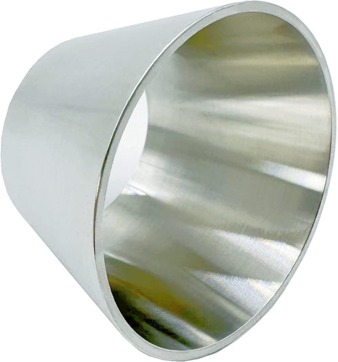 Sanitary Fitting Weld Ends Concentric Reducer Fitting, SS304 Tri Clamp Ferrule, 2" Tube OD to 1" Tube OD