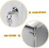 KALLORY Wall Mounted Lockable Milk Box Durable and Stylish Milk Container for Home Office Multi Use Design for Milk