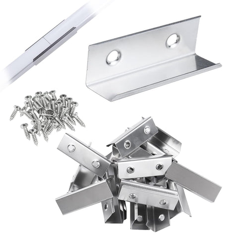 Muzata 20PACK V-shape LED Channel Extension Connectors for V1SW Aluminum LED Channel for Seamless Lighting Project