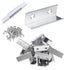 Muzata 20PACK V-shape LED Channel Extension Connectors for V1SW Aluminum LED Channel for Seamless Lighting Project