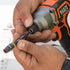 Klein Tools 32768 Impact Driver Set, 3-in-1 SAE Impact Socket and Bit Holder, Flip Socket with 1/4 and 5/16 Nut Driver