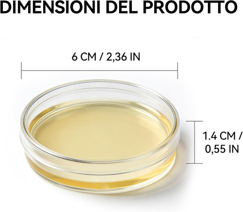 10) Nutrient Agar Petri Dishes Science Project Kit | Pre-Poured Agar Plates and Cotton Swabs for Science Experiments |