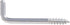 Hillman Hardware Essentials 320495 Square Bend Hook, 0.106" x 1-3/8", Zinc-Plated, 100 Pack