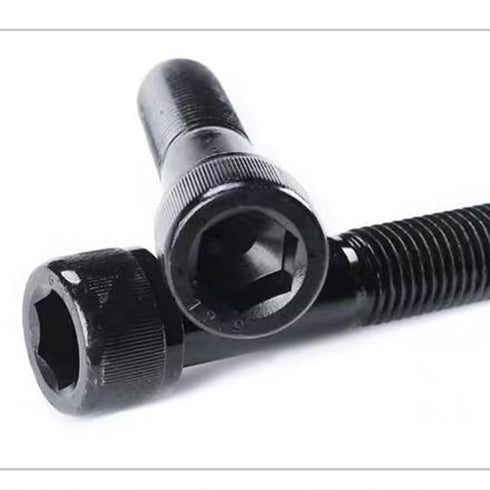 Socket Head Cap Screw, 1/4-20 x 1, Alloy Steel Black Oxide Hex Socket Coarse Thread, 20 Quantity