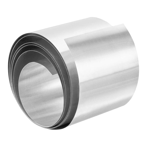 PATIKIL 4.5cm X1M Stainless Steel Foil Roll, 1pcs 304 Flashing Roll 0.3mm Shim for Roofs Gutters Machinery