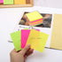 Non Sticky Notes with Clear Memo Holder / 3x3 Inch Blank Note Cube Refill / 500 Sheets Loose Paper for Office Desk