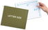 Blue Summit Supplies Hanging File Folders - 75 Pack, Reinforced Letter Size Hanging Folders for Filing Cabinet, Green