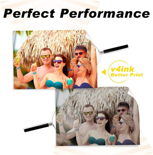 v4ink Compatible Toner Cartridge Replacement for Dell 1250 (KCMY, 4-Pack) - For use in Dell 1250c, Dell 1350cnw, Dell