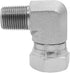 (2-PACK) 1501-06-08 Hydraulic Hose Adapter Fitting - 3/8" Male × 1/2" Female Swivel 90° Elbow