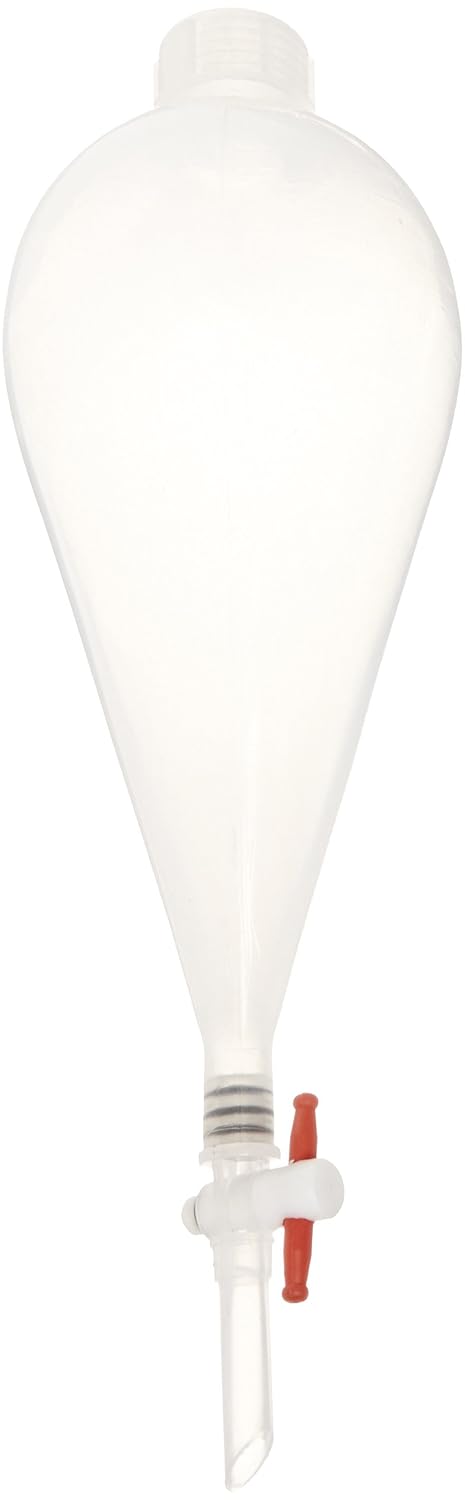 United Scientific 81203 Polypropylene Separatory Funnels, 500ml Capacity