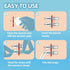 10 Pcs Wound Closure Kit | Upgraded Butterfly Bandages & Zip Stitch Strips for Strong, Scar-Reducing Repair - No Needle