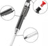 EXcraft Metal Mechanical Carpenter Pencil with Built-in Sharpener, 6 Refills for Architect Construction Scribe Tools