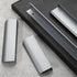 CHENCHEN96 2 Pack 1000mm) Brushed Silver Bedside Table Handles Invisible Kitchen Cabinets Handles Aluminum Alloy