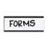 SmartSign Magnetic 'C' Channel Label Holders for Metal Racks and Shelves, 0.75" x 2", Pack of 25
