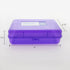 BAZIC 4-Pack Plastic Pencil Case Utility Storage Box, Multi-Purpose Organizer for Pens Pencils, Glitter Bright Color