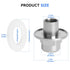 Aigemsi (4-Pack) ZZ5610NUTEXTKIT Set, Z5610 Extended Acorn Nut and Washer Compatible with Zurn Wall-Hung Toilet