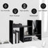 MASAKA B&W Japanese Style Desktop Organizer, Double H Plants Display Shelf, Adjustable Stackable Office Supplies