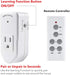 100ft 10A/1200W, 1 1 BN-LINK Wireless Remote Control Outlet Electrical Switch for Lights, Fans, Christmas Lights, Small