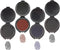 TWZKXC Inkless Thumbprint Pad, 4 Pack Fingerprint Ink Pad, Quick Drying Portable Office