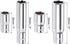 uxcell 1/4-inch Drive by 8mm & 10mm Deep and Shallow Socket Set, 6-Point CR-V Steel by uxcell