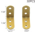 1.54" 1.54" Pack 30 MY MIRONEY x Shelf Bracket Iron Heavy Duty L-Shaped Corner Brace Support Wall Mount Bracket L Joint