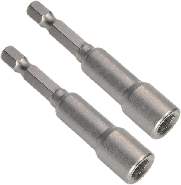 Utoolmart 1/4" Quick-Change Hex Shank Nut Setter Driver Drill Bit - 7mm, 65mm Length, Metric (2Pcs)