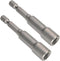 Utoolmart 1/4" Quick-Change Hex Shank Nut Setter Driver Drill Bit - 7mm, 65mm Length, Metric (2Pcs)