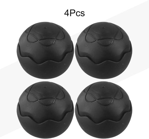 Tidevib 23mm 13-16mm 4-Pack Camping Chair Foot Pads Anti-Sink Spherical Leg Covers Non-Slip Wear-Resistant Plastic