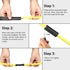 OLIREXD 3:1 Waterproof Heat Shrink Tubing - Adhesive-Lined Wire Wrap Tube Insulation for DIY (Dia 1.6"(40mm))