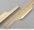 KGUDYS 200/300mm wardrobe,BrushedGold-300mm/11.8in Concealed Pull Handle, Aluminum Alloy Finger Edge Pull Handle