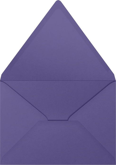 LUXPaper A7 Contour Flap Invitation Envelopes | 5 1/4" x 7 1/4" | Wisteria Purple | 80lb. Text | 50 Qty by LUXPaper